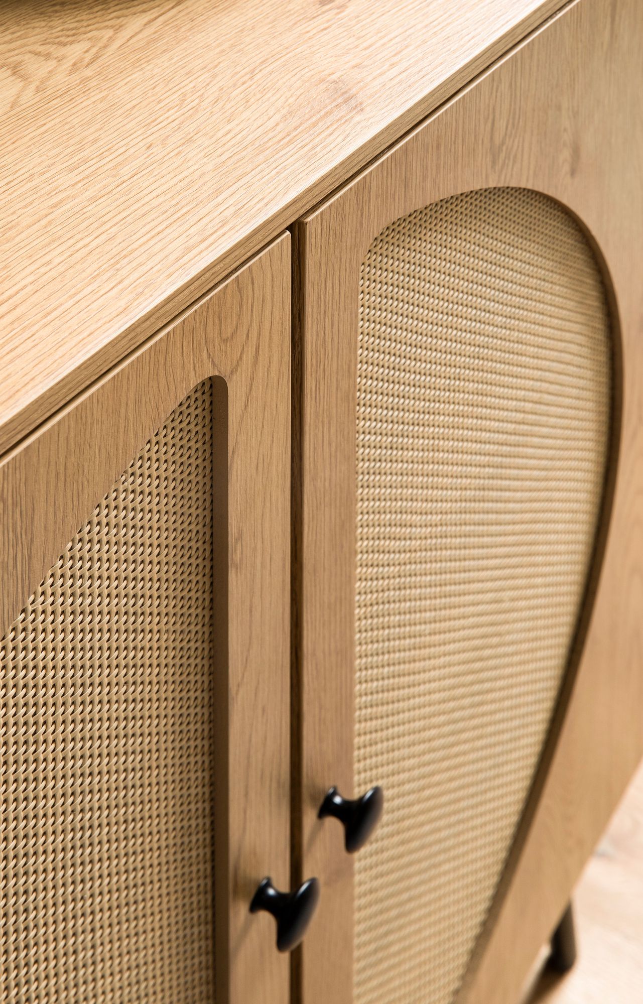 Nancy's Meimoa Commode - Opbergkast - Sideboard - Dressoir - Polyrattan - ± 80 x 40 x 100 cm