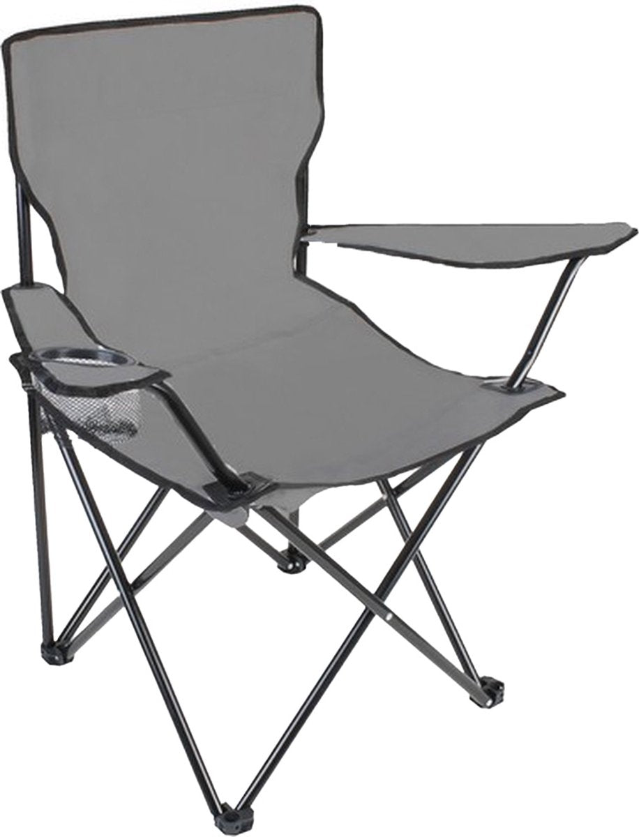 EASTWALL Folding Camping Chair Gray