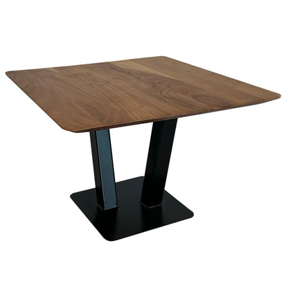 Nancy's Tufillo Salontafel - Koffietafel - Massief Acaciahout / Staal - 60 x 60 x 40 cm
