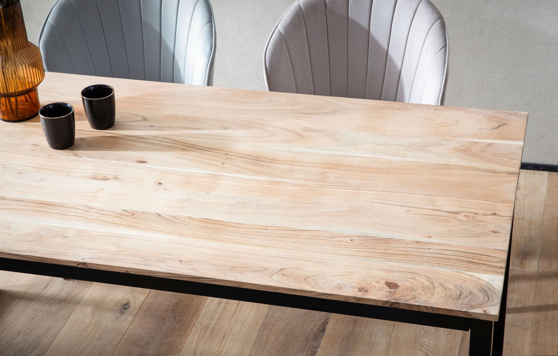 Nancy's Beselga Eettafel - Eetkamertafel - Keukentafel - Massief Acaciahout - ± 180 x 90 x 75 cm