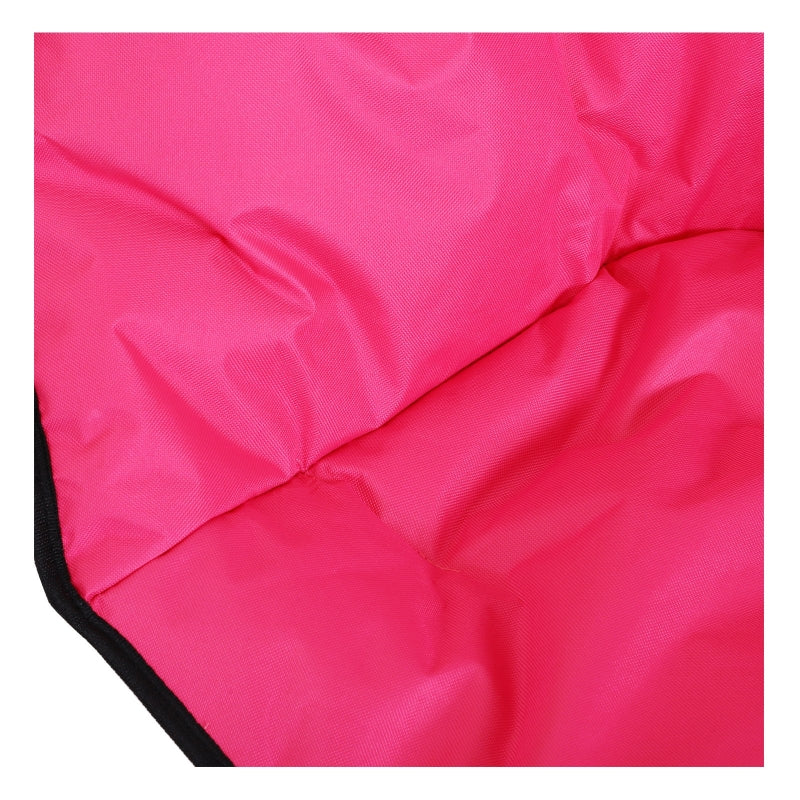 Nancy's Southgate Klapstoel - Campingstoel - Tuinstoel - Kuipstoel - Opvouwbaar - Rond -Roze - 80 x 80 x 75 cm