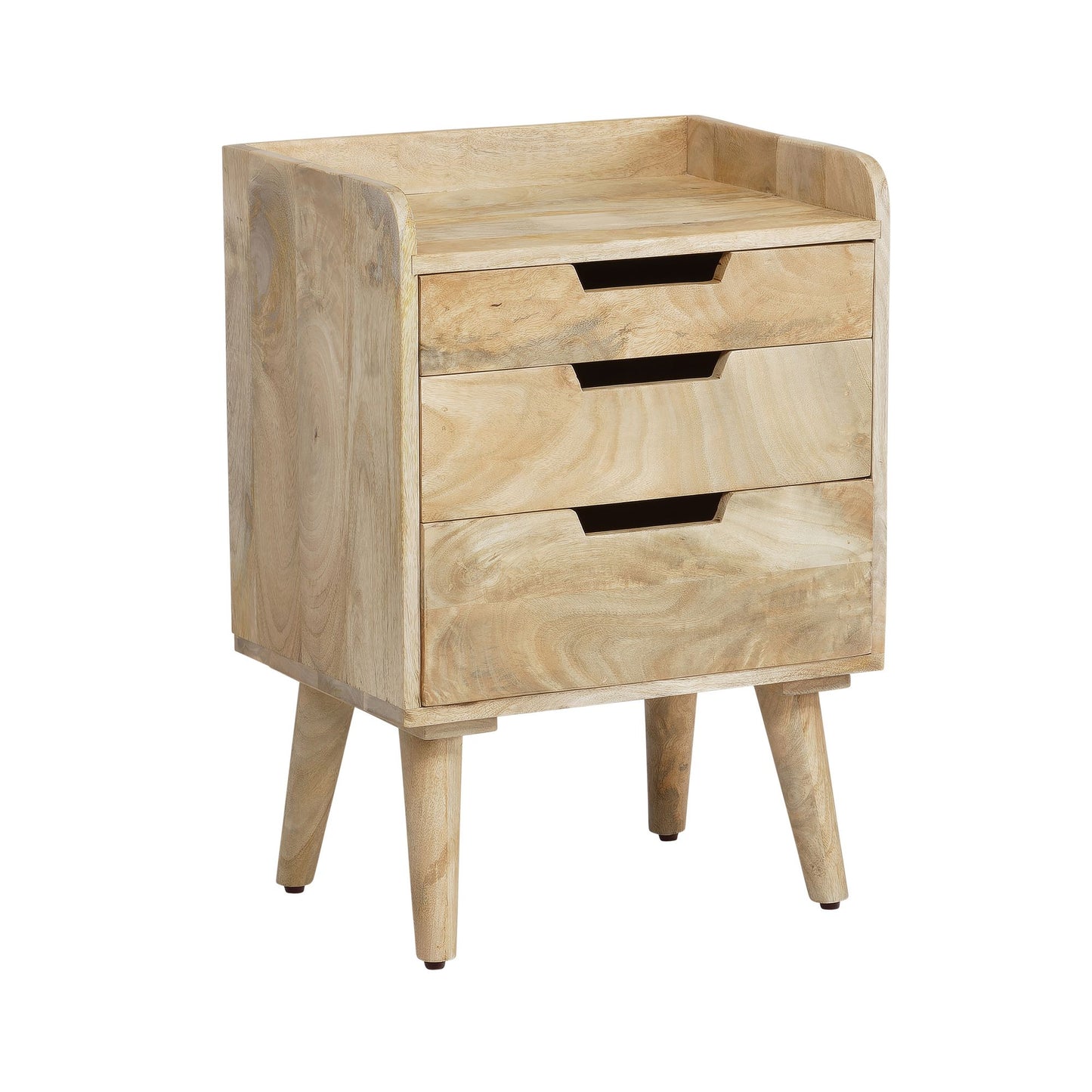 Nancy's Aranhas Nachtkastje met lades - Massief Mangohout - ± 45 x 60 x 30 cm