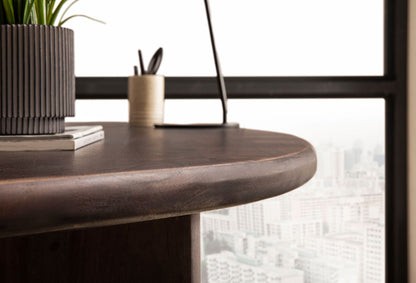 Nancy's Fontelas Bureau - Computertafel - Warm donkerbruin - Massief Acaciahout - 180 x 90 x 75 cm