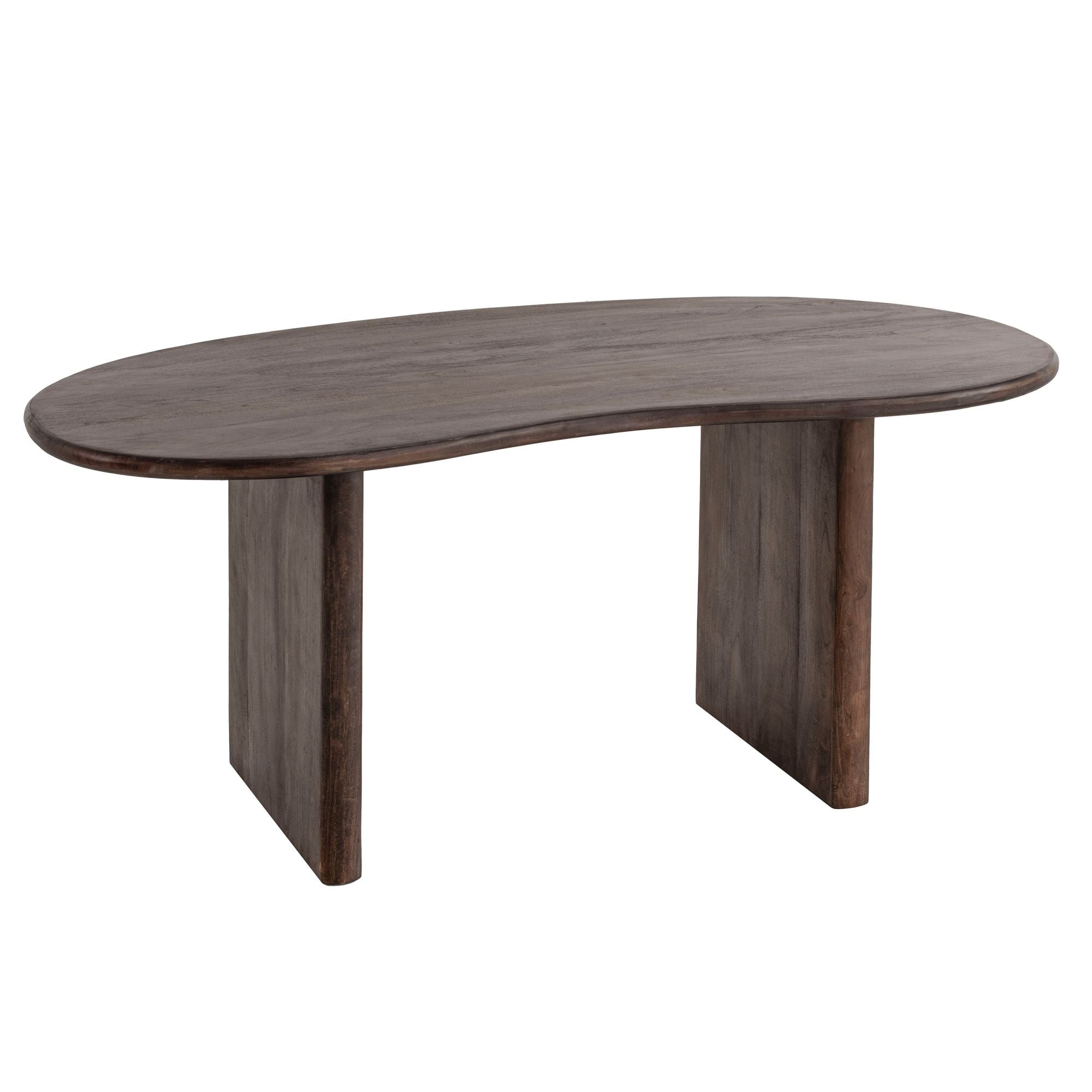 Nancy's Covelinhas Eettafel Ovaal - Eetkamertafel - Keukentafel - Warm Donkerbruin - Massief Acaciahout - 180 x 90 x 75 cm