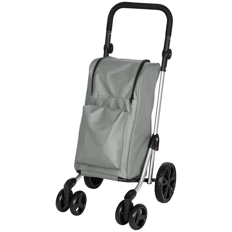 Nancy's Nettuno Boodschappentrolley - Boodschappenwagen - Boodschappenkar - Grijs - 46 Liter