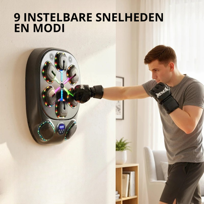 Nancy's Querciola Music Boxing Machine - Boks Machine - LCD Scherm - Zwart - ± 60 x 50 x 10 cm