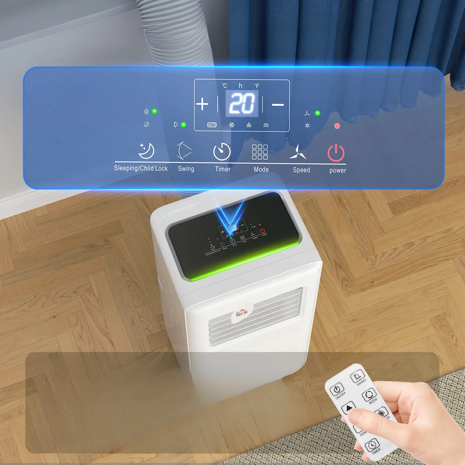 Nancy's Fucecchio Airconditioner - Airco - Koeler - Ventilator - Timer - Wit
