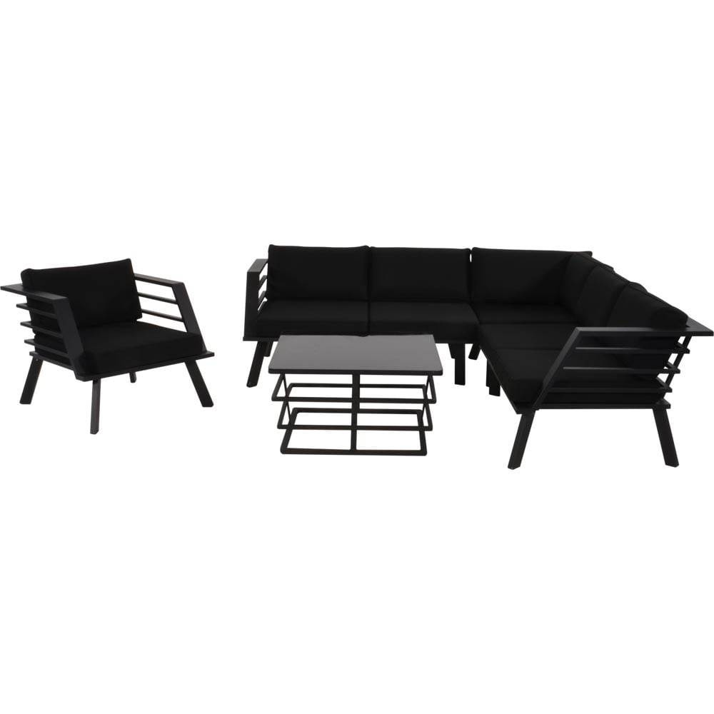 Nancy's Sollar Loungeset - Lounge hoekbank - Loungestoel - Salontael - Complete tuinset