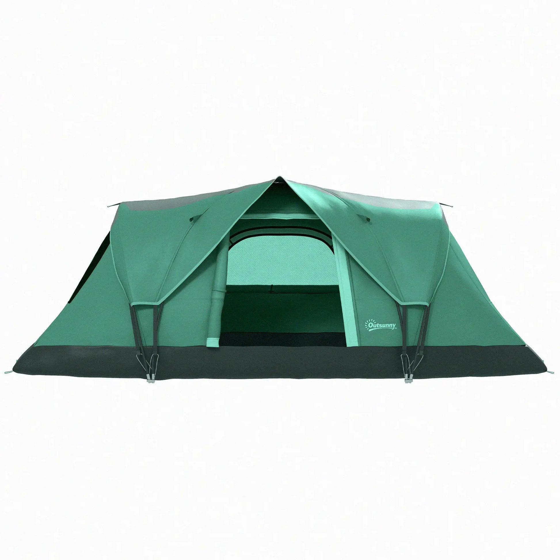 Nancy's Prestimo Kampeertent - Camping tent - Voor 5 tot 6 Personen - Groen - 455 x 230 x 180 cm