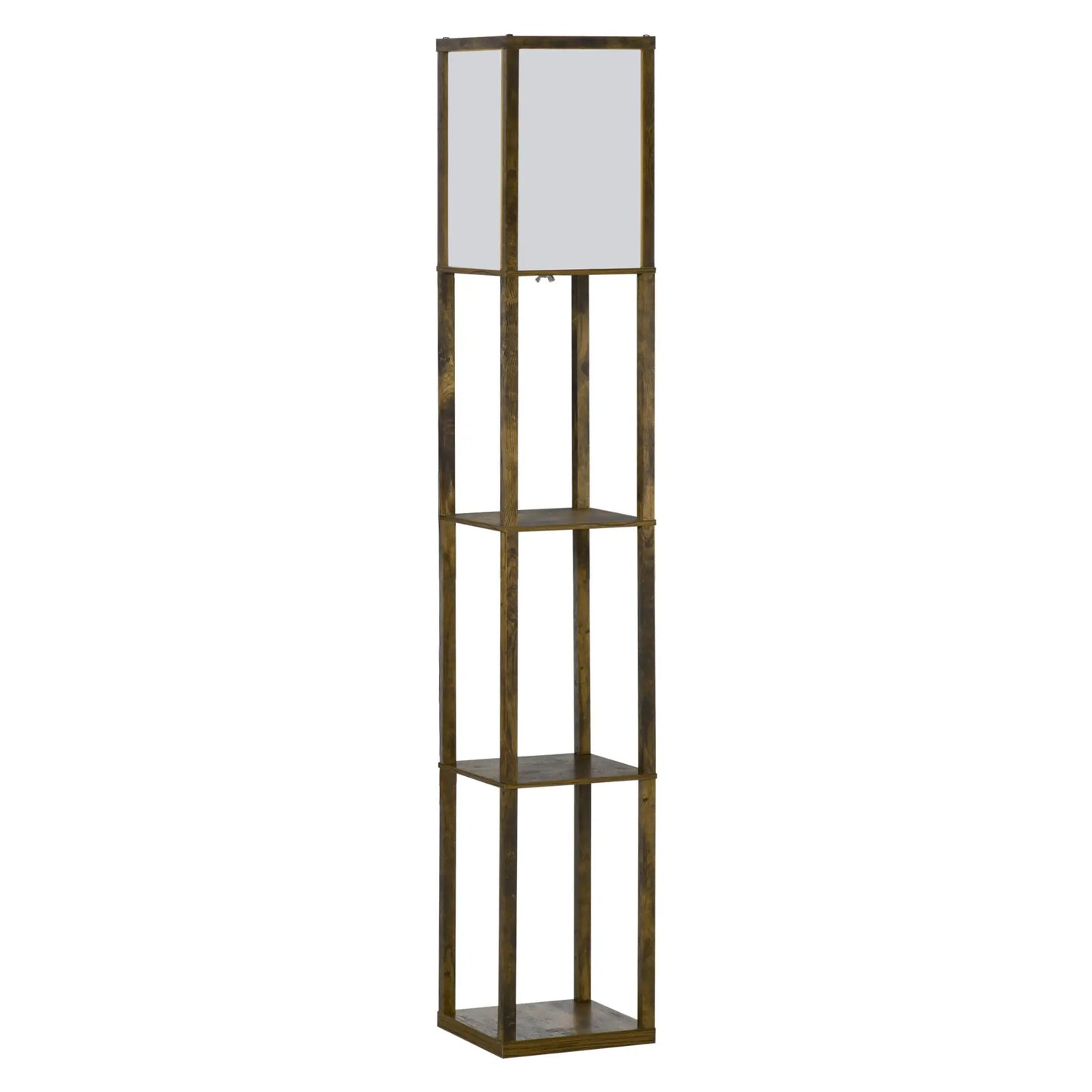 Nancy's Diano Vloerlamp - Staande Lamp - Bruin / Wit