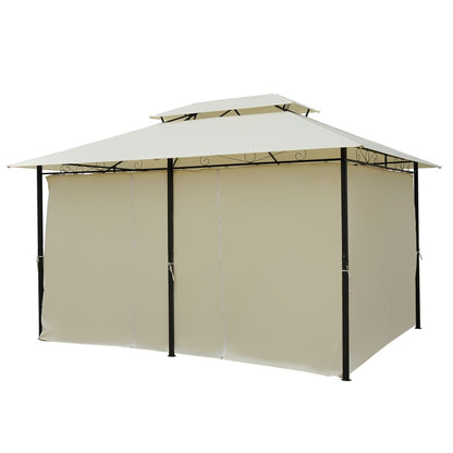 Nancy's Camp Eight Paviljoen - Tuinpaviljoen - Partytent - Tuintent - Feesttent met dubbel dak - 300 x 400 cm