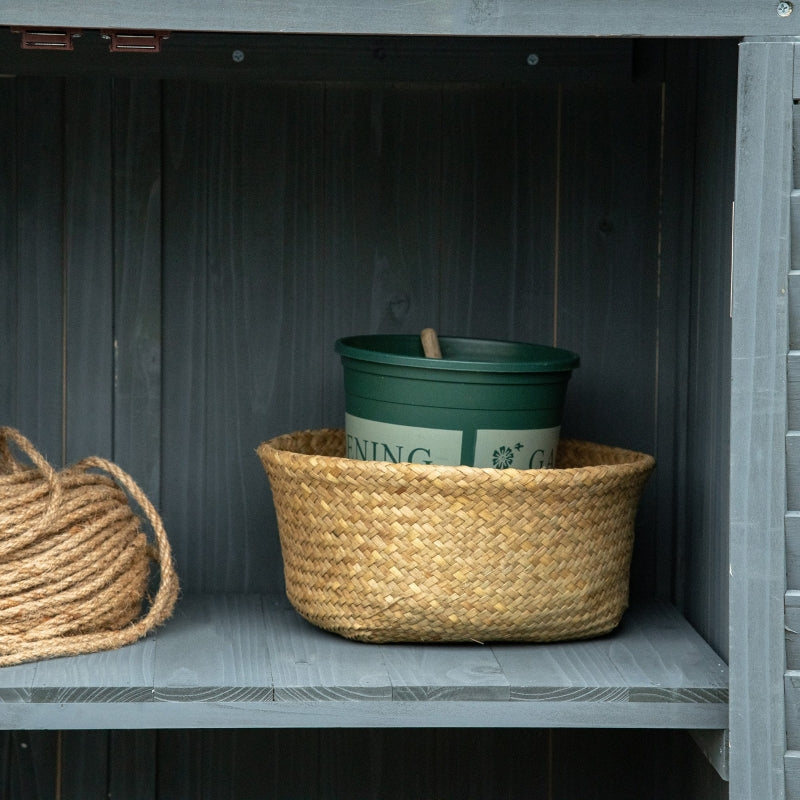 Nancy's Horsham Garden Cupboard - Shed - Storage Shed - Gray - Pine