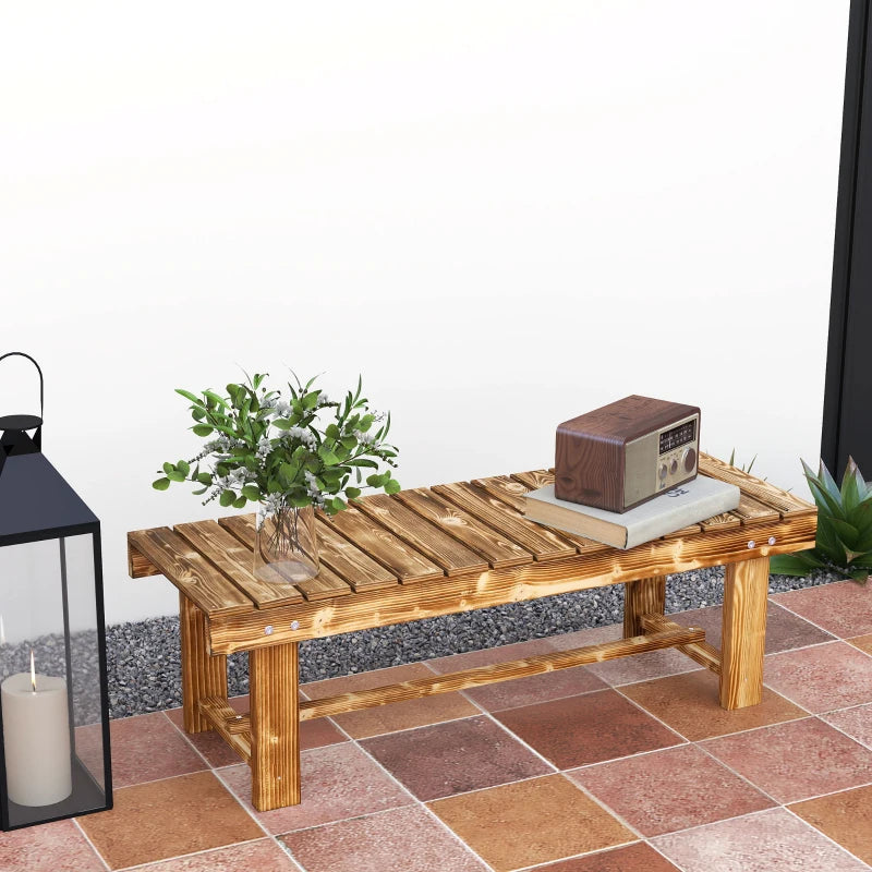 Nancy's Rezzoaglio Tuinbank - Parkbank - Balkonbank - Houten Tuinbankje - Dennenhout - ± 110 x 40 x 35 cm