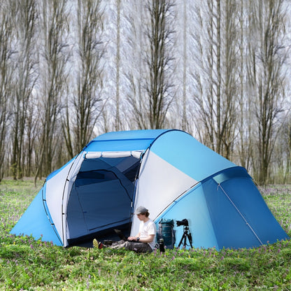 Nancy's Cristo Rey Kampeertent - Camping tent - Blauw - 430 x 240 x 170 cm