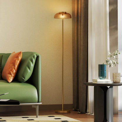 Nancy's Paestum Vloerlamp - Staande Lamp - LED-Lamp - Messing