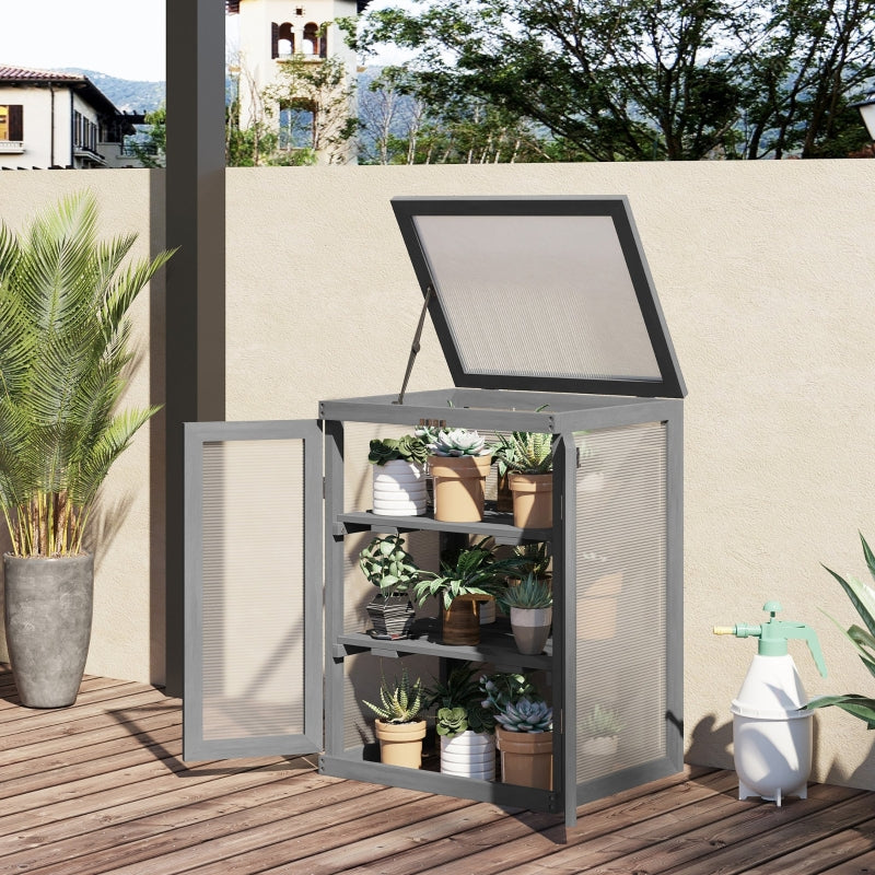 Nancy's Almeria Garden Greenhouse - Plant greenhouse - Grow greenhouse - Wood - ± 60 x 40 x 80 cm