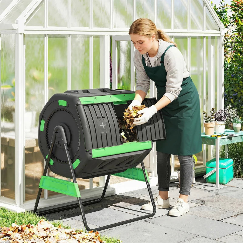 Nancy's Ramiseto Composter - Compostbak - Composteerder - Tuincomposter - Groen - ± 95 x 65 x 100 cm