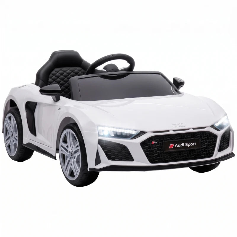 Nancy's Tonfano Elektrische auto voor kinderen - Kinderauto - Audi R8 voor kinderen - Wit