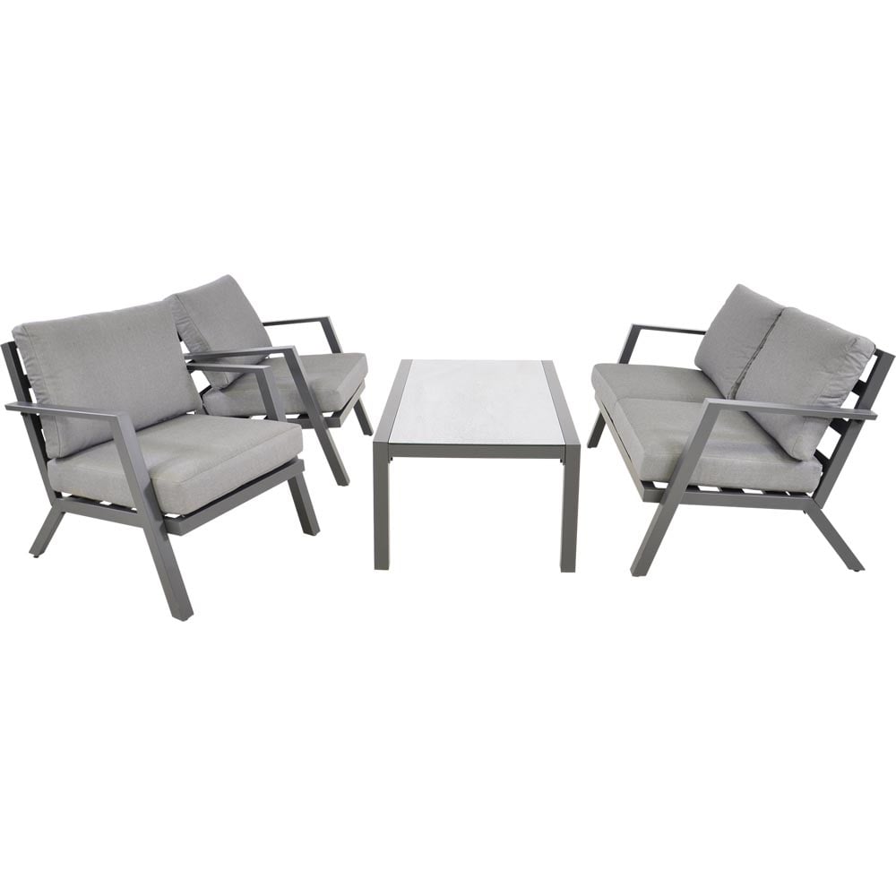 Nancy's Beliza Loungeset - 4-delige tuinset - Loungebank - Lounge set