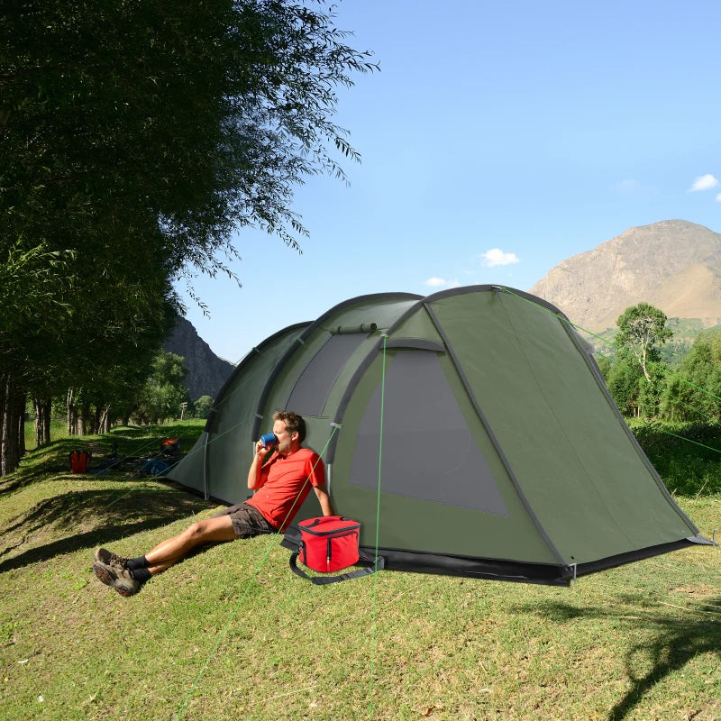 Nancy's Agadao Kampeertent - Camping tent - 3 tot 4 personen - Groen - ± 475 x 265 x 170 cm