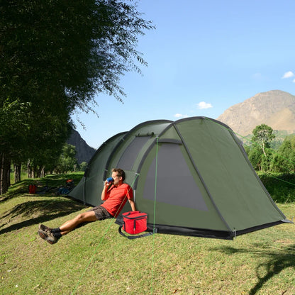 Nancy's Agadao Camping tent - Camping tent - 3 to 4 people - Green - ± 475 x 265 x 170 cm