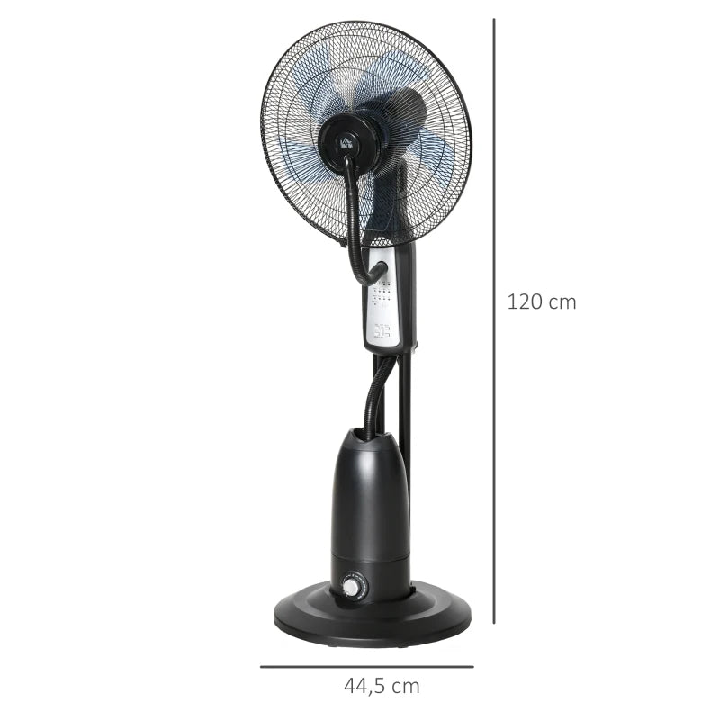 Nancy's Santiago Fan with Water Spray - Stand Fan - 3 Positions - With Timer