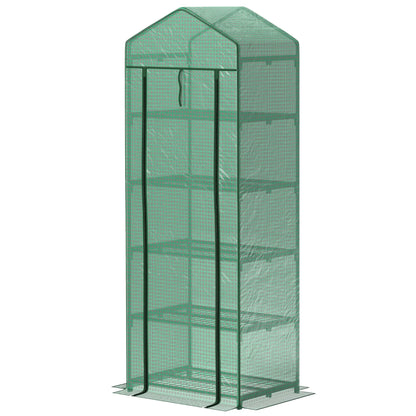 Nancy's Cacém Plantenkas - Kweekkas - Tuinkas - Plantenrek - Groen - ± 70 x 50 x 195 cm