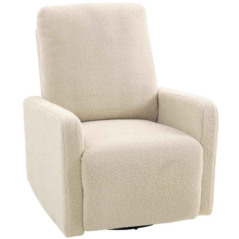 Nancy's Padus Relaxfauteuil - Loungestoel - Relaxstoel - Beige - Fleece