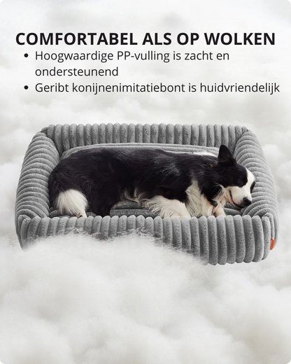 Nancy's Pianfei Hondenmand - Hondenbed - Hondenkussen - Grijs - ± 105 x 75 x 20 cm