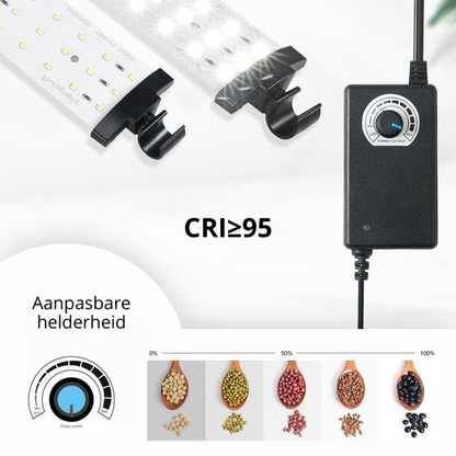 Yorbay Fotobox Fotostudio Met Dimbare LED-verlichting - 4 Achtergrondfolies - Zwart - 80 x 80 x 80cm