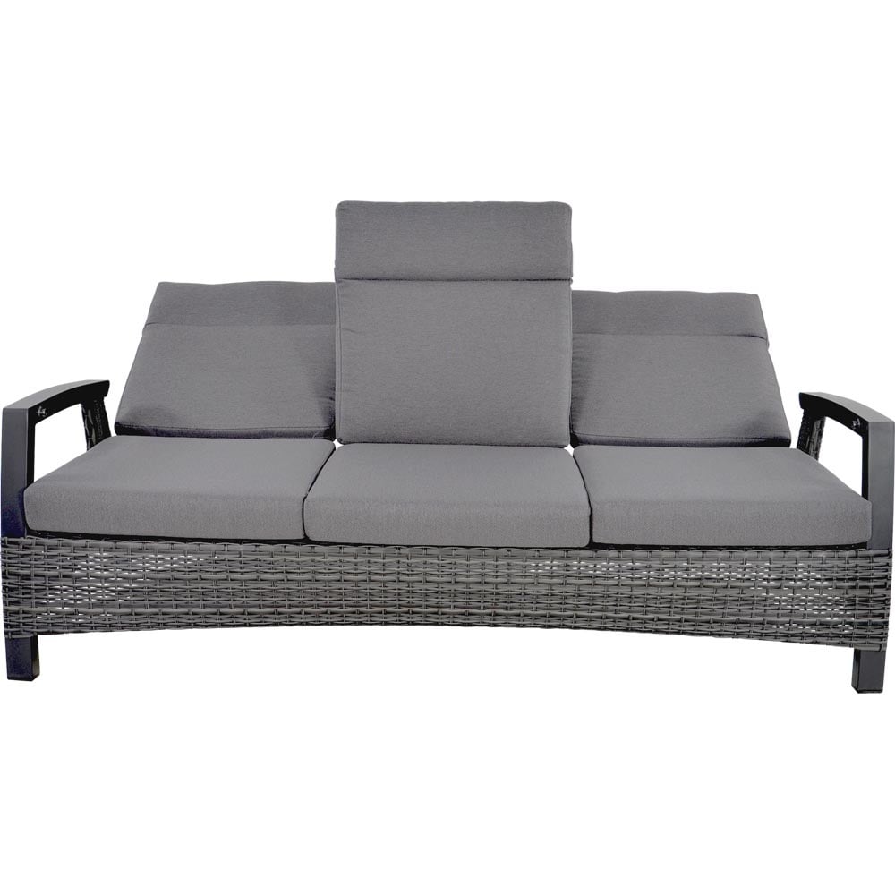 Nancy's Tottington Lounge Sofa With Rattan Look - Garden Sofa - Adjustable