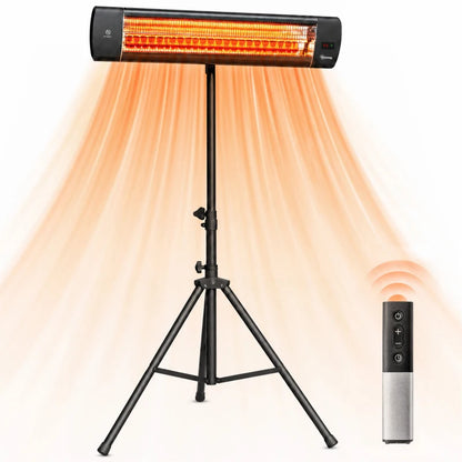 Nancy's Trecchina Terrasverwarming - Terrasverwarmer - Elektrische infraroodverwarmer - Zwart