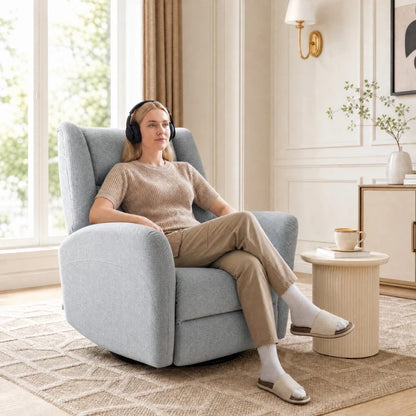 Nancy's Sporminore Relaxfauteil - Loungestoel - Relaxstoel - Verstelbaar - Grijs - Stof