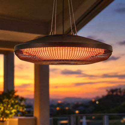 Nancy's Tredozio Terrasverwarming - Terras verwarmer - Infraroodverwarming - Verlichting - Zwart