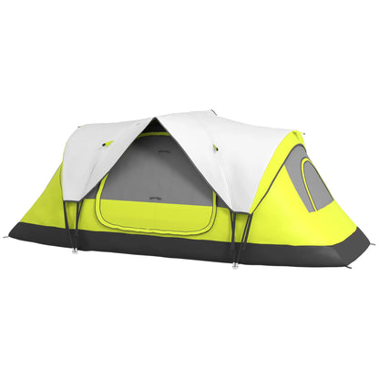 Nancy's Dugenta Kampeertent - 6-Persoons Campingtent - 2 Slaapkamers - 450 x 215 x 180 cm
