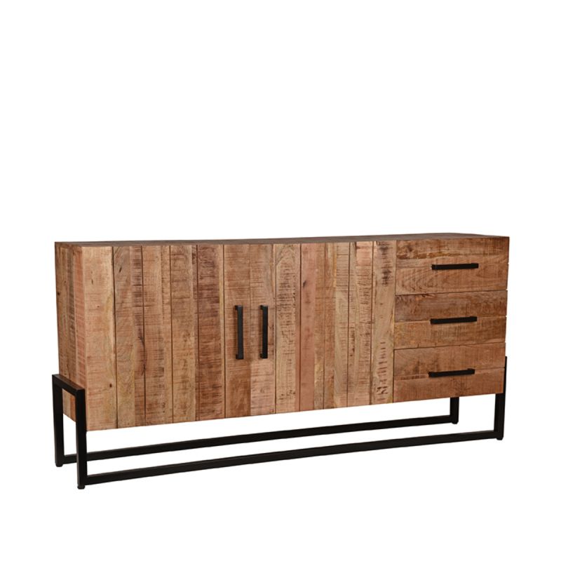 LABEL51 Dressoir Bolivia - Rough - Mangohout - ± 185 x 40 x 85 cm
