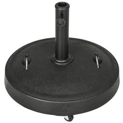 Nancy's Ivybridge Parasolvoet - Parasol standaard - Zwart - Geschikt voor parasolstokken van Ø38 mm tot Ø48 mm