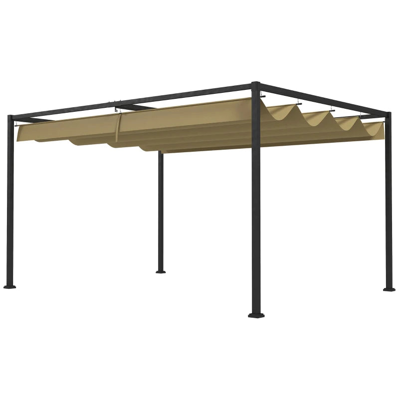 Nancy's Gondomil Pergola - Paviljoen - Terrasoverkapping - Kaki - ± 300 x 210 x 220 cm