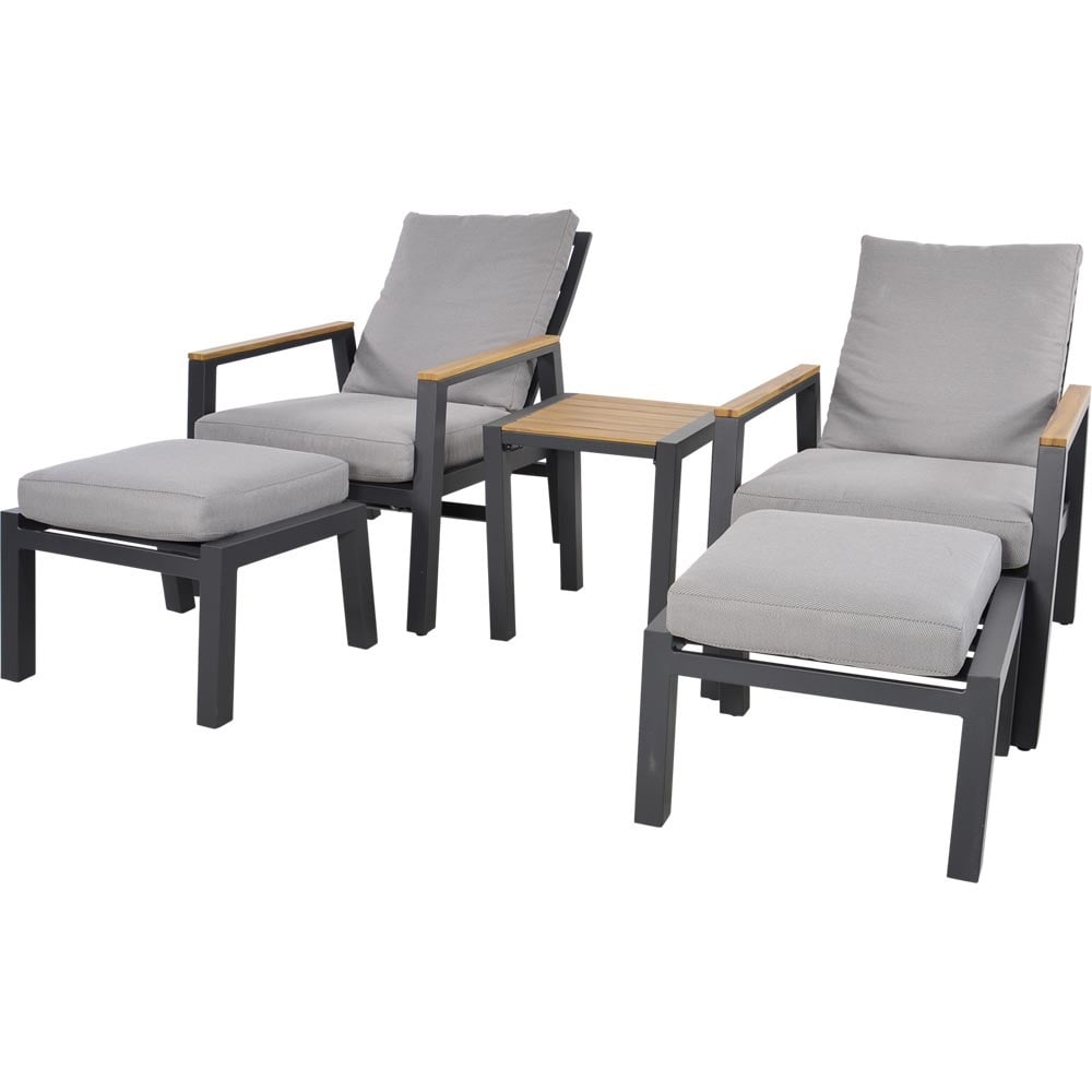 Nancy's Corazon Lounge Chairs Set - Lounge set - Gray