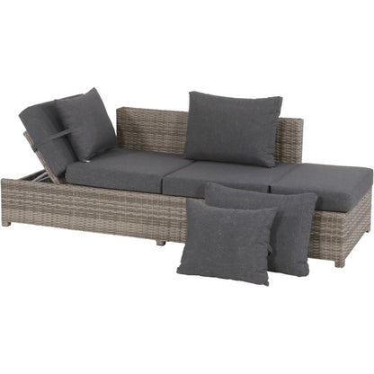 Nancy's Widnes Adjustable Lounge Sofa - Rattan Garden Sofa