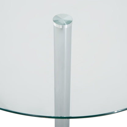 Nancy's Novalesa Eettafel Rond - Eetkamertafel - Glas - ± Ø 70 x 75 cm