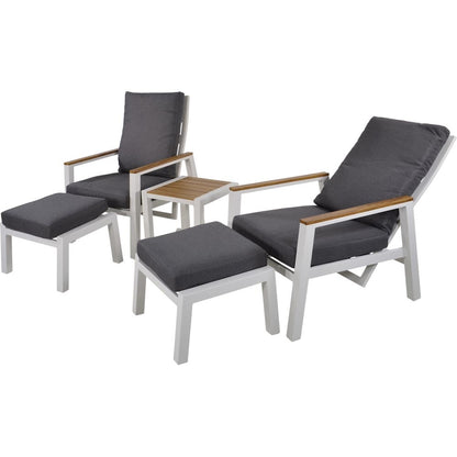 Nancy's Corazon Lounge Chairs Set - Lounge set - White