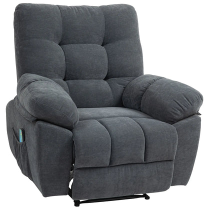 Nancy's Ferrandina Massagestoel - Relaxfauteuil - Loungestoel - Donkergrijs