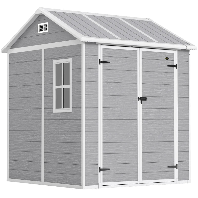 Nancy's Montauro Opbergschuur - Tuinhuisje - Schuur - Gereedschapsschuur - Grijs - ± 180 x 180 x 220 cm