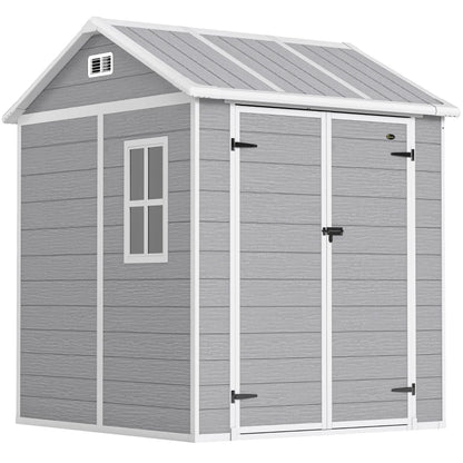 Nancy's Montauro Opbergschuur - Tuinhuisje - Schuur - Gereedschapsschuur - Grijs - ± 180 x 180 x 220 cm