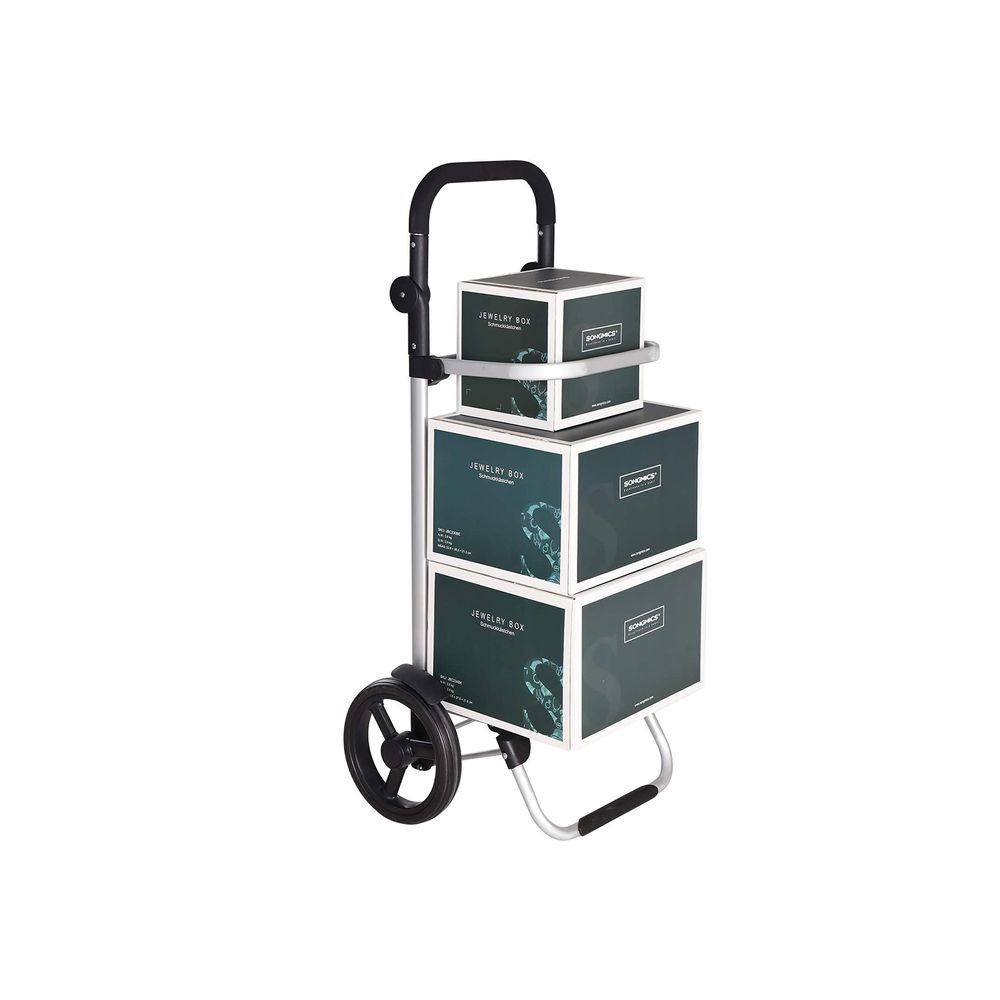 Nancy's Walmer Boodschappentrolley Met Koeling - Opvouwbaar - Met wieltjes - Zwart - Inhoud 40 liter