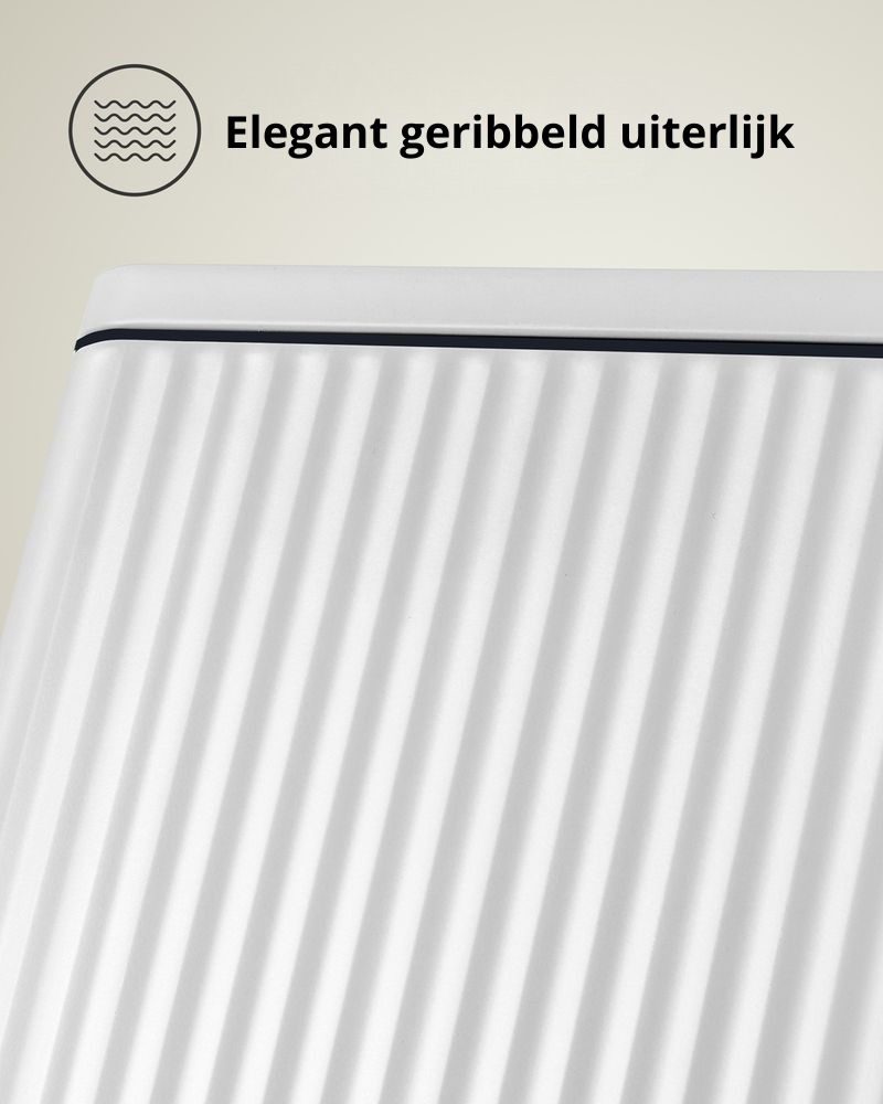 Nancy's Pralormo Pedaalemmer - Afvalbak - Prullenbak - Wit - 50 Liter