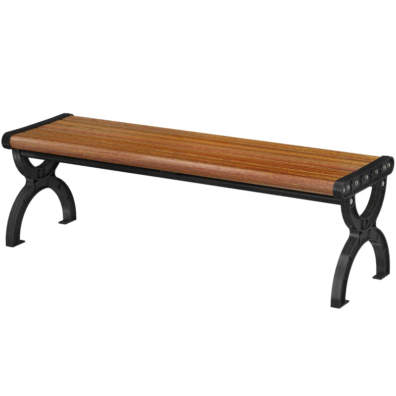 Nancy's Rezzo Tuinbank - Parkbankje - Balkonbank - Hout / Zwart - ± 125 x 40 x 40 cm