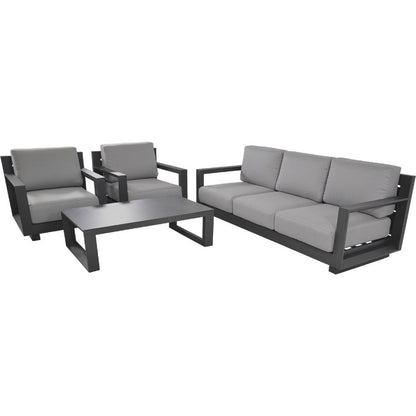 Nancy's Georgy Loungeset - Tuin set - Loungebank - 4-delige Lounge Set