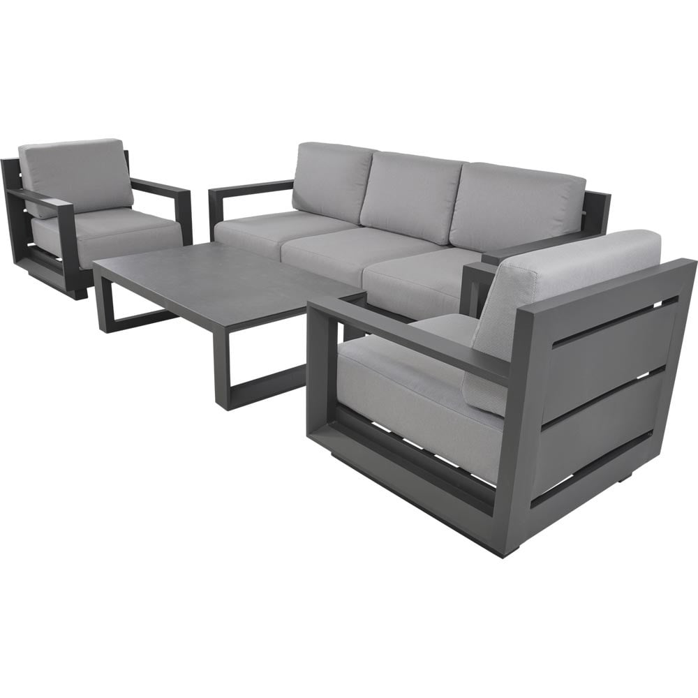 Nancy's Georgy Loungeset - Tuin set - Loungebank - 4-delige Lounge Set